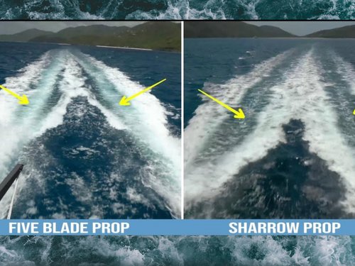 5 blade prop vs sharrow prop article