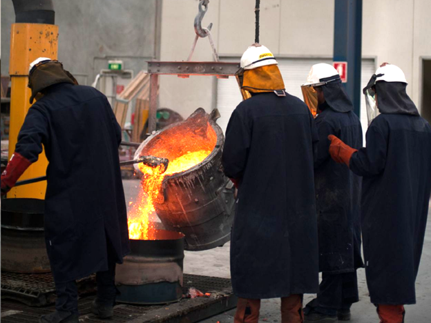 Veem LTD creates its own alloys in the largest in-house non-ferrous foundry in all of Australia, assuring exacting control of propeller quality.