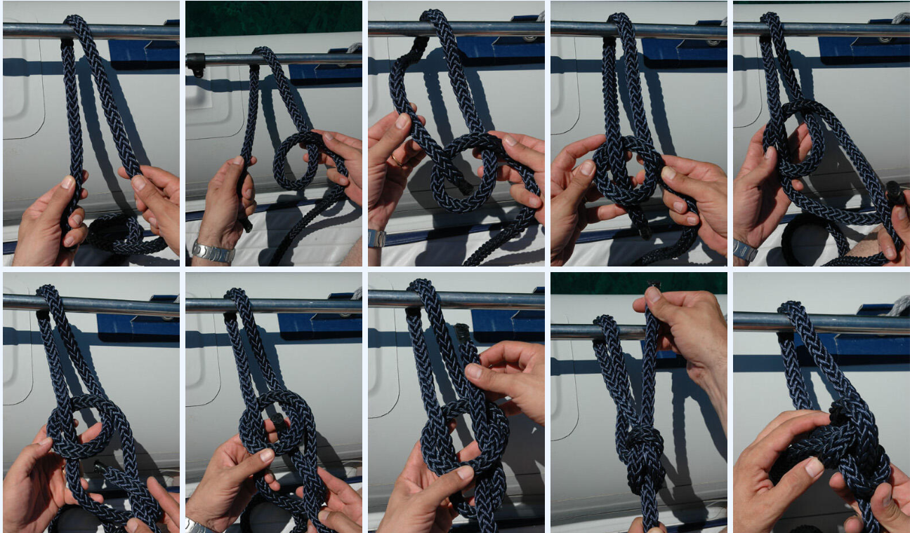 how to tie a Bowline, steps for tying a Bowline