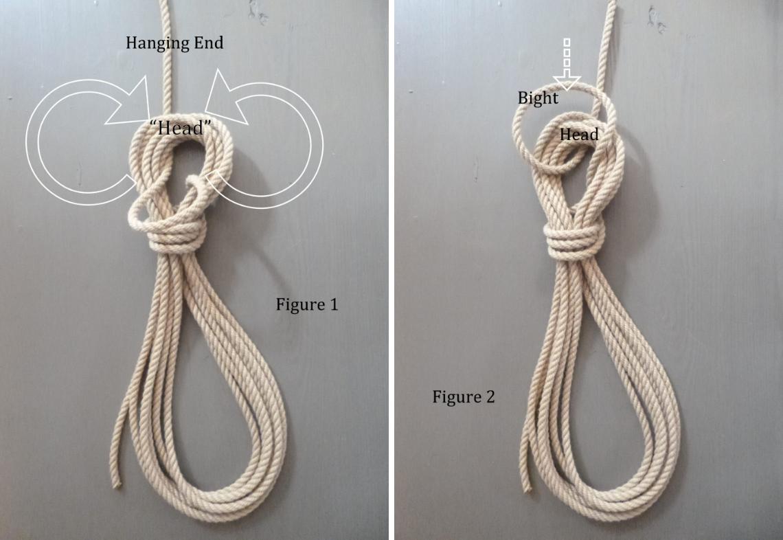 how to tie a knot, tying a sea gasket coil