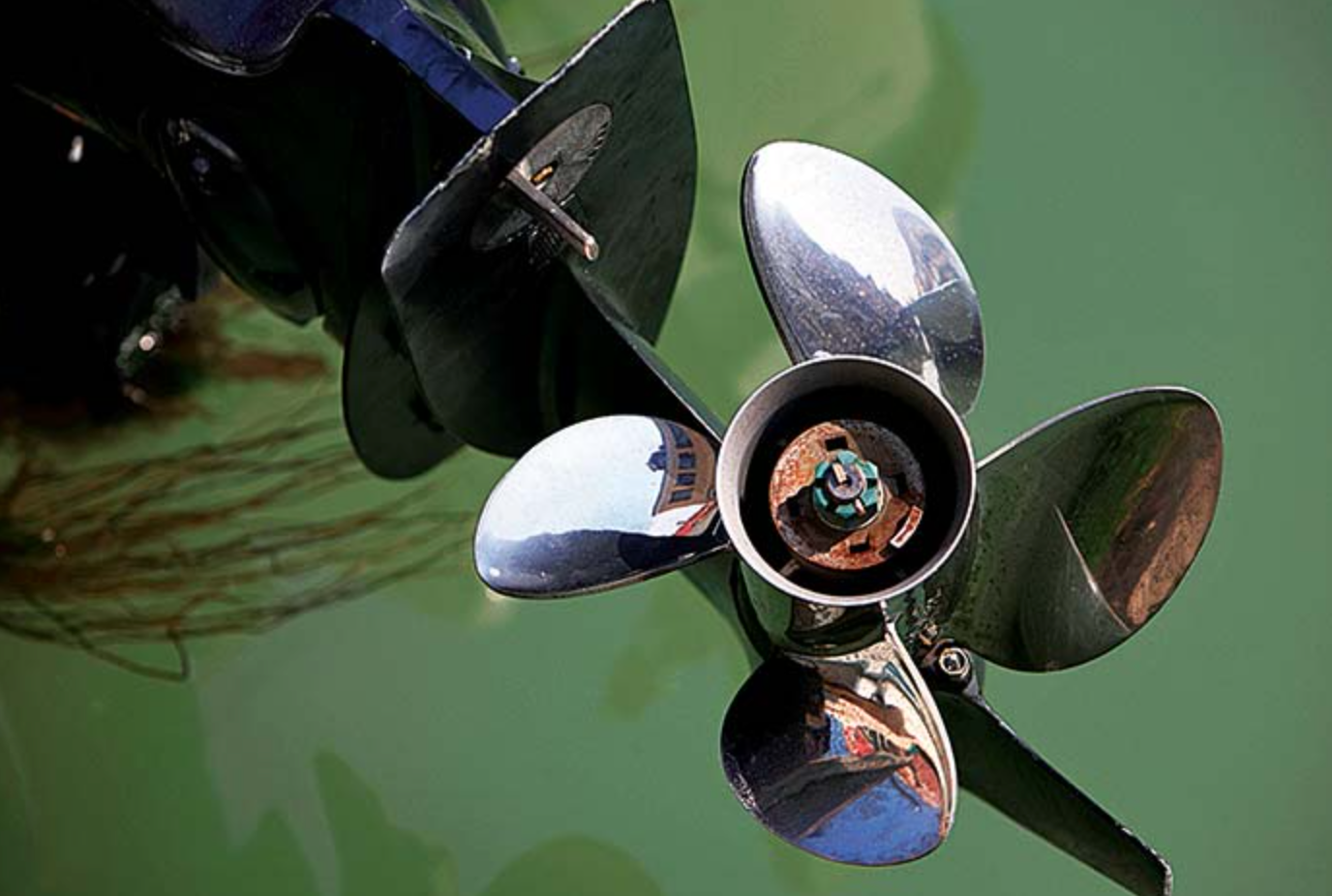 boat propeller, stainless-steel prop, installing a prop