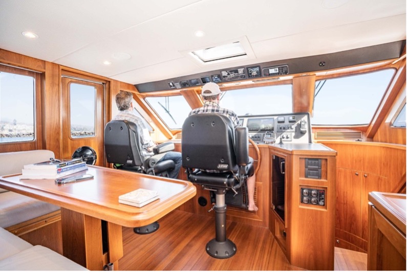 Offshore Yachts 54' Pilothouse Stidd Helm Chairs