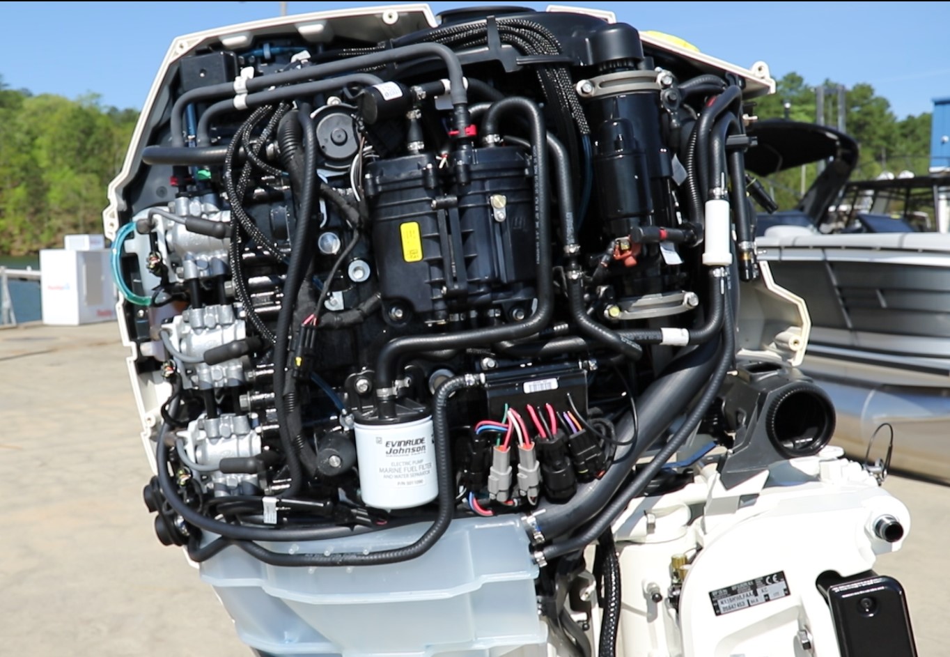 Inside engine