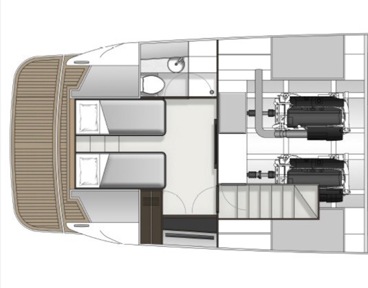 Aft stateroom layout