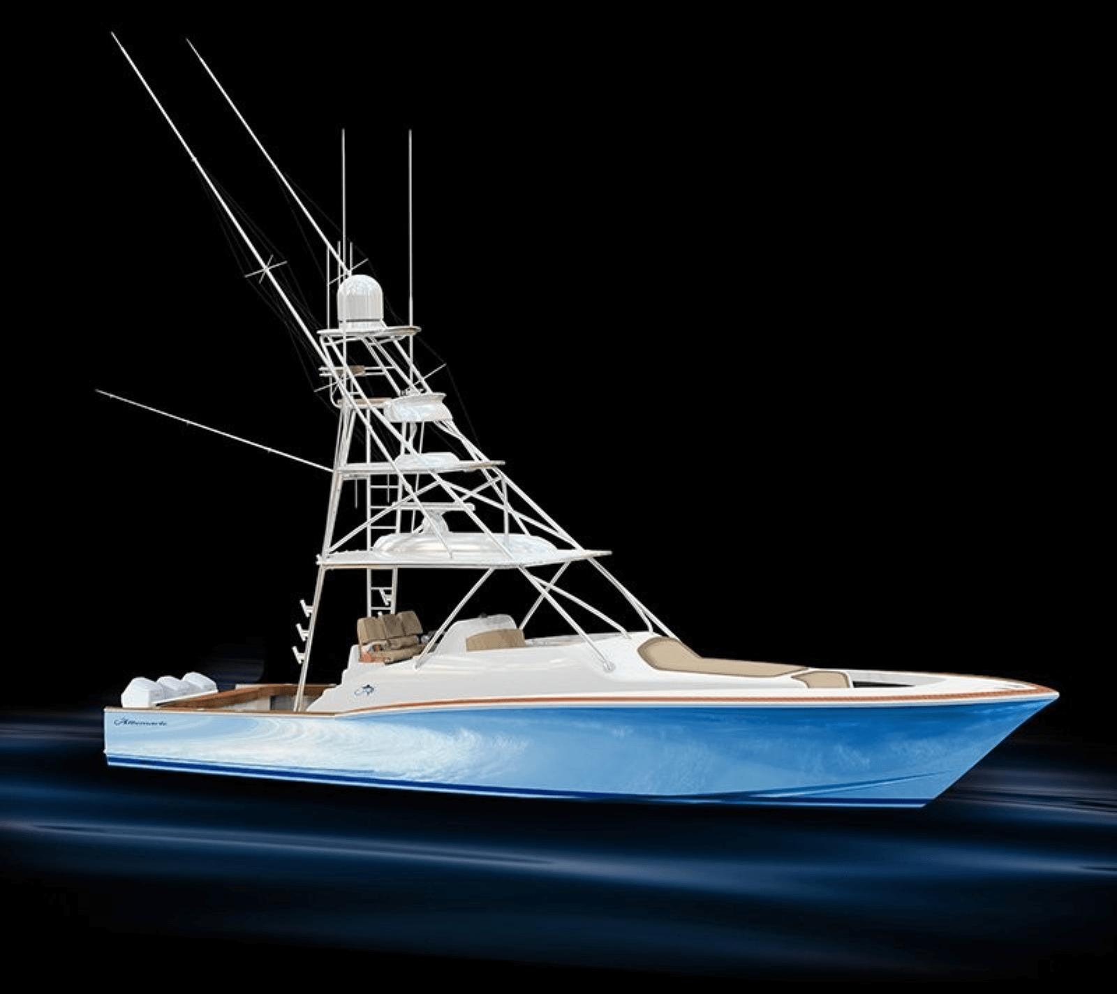 Albemarle 45' Carolinian Fish Around Express rendering