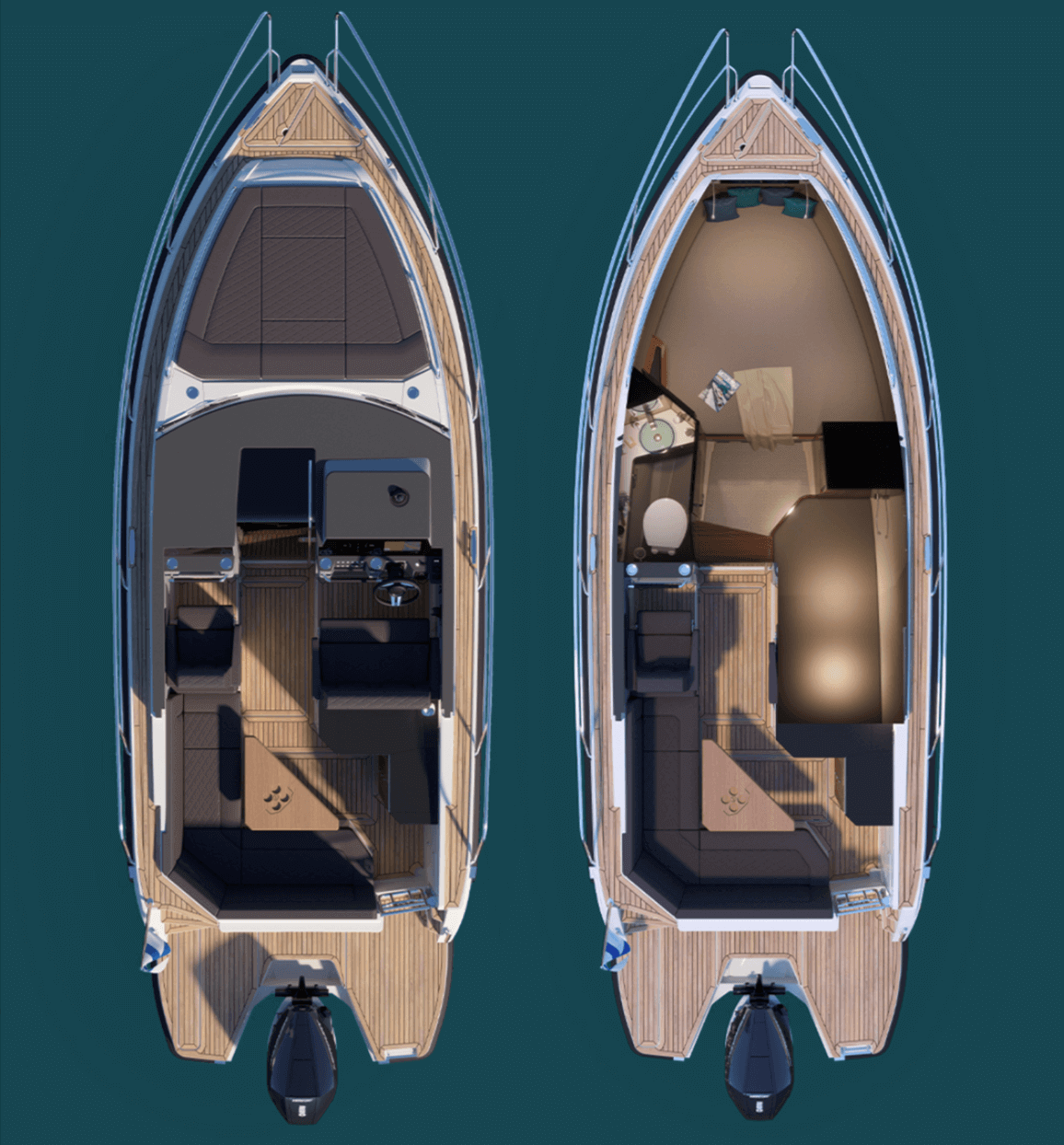 Aquador 250 HT layouts