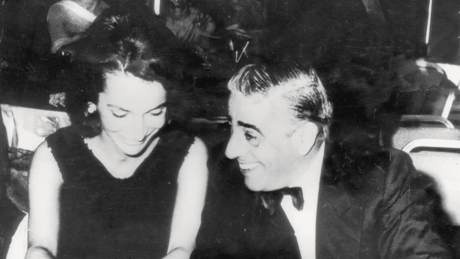 Aristotle Onassis and Maria Callas engaged in conversation