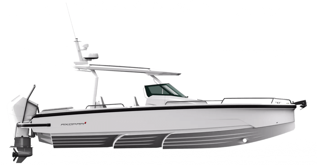 Axopar 29 Sun Top rendering