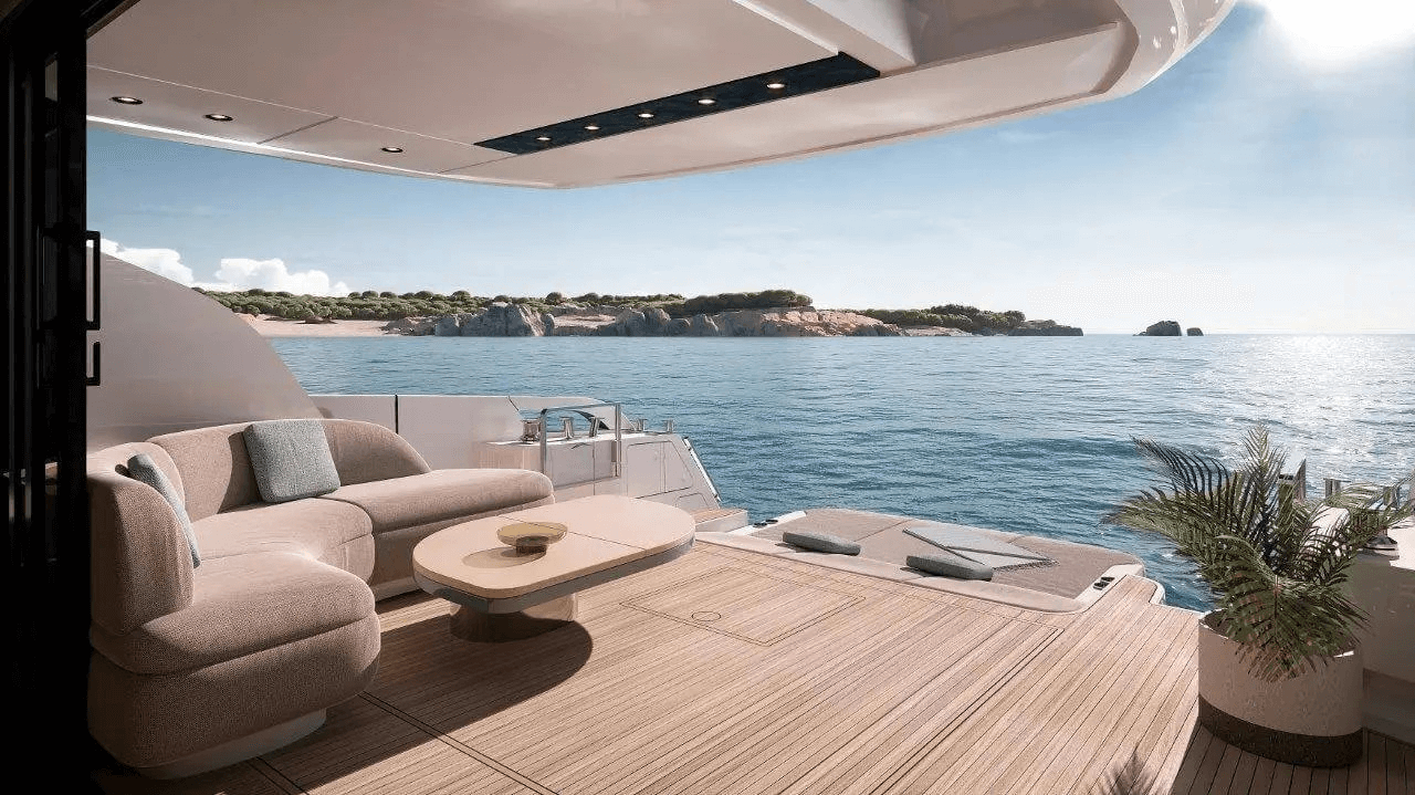 Azimut - Uninterrupted sea views from the Fly 62