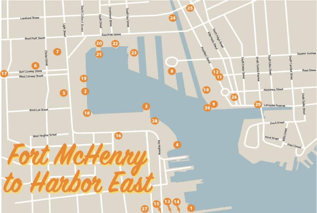 Baltimore, Maryland - Fort McHenry to Harbor East