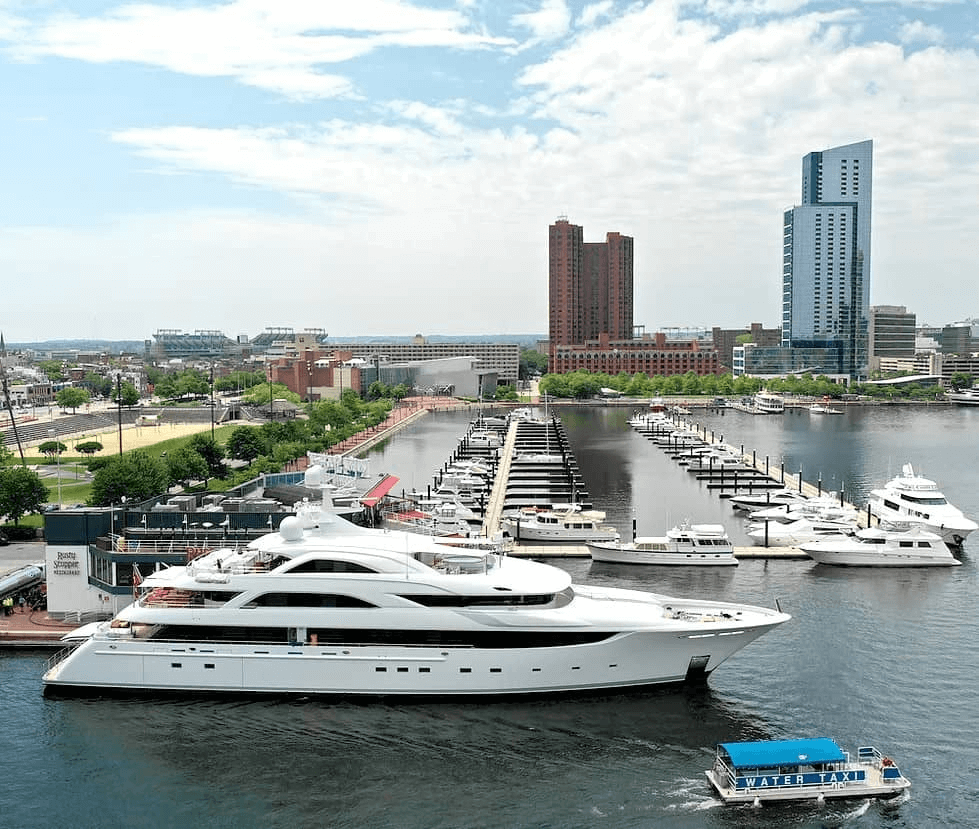 Baltimore, Maryland by boat