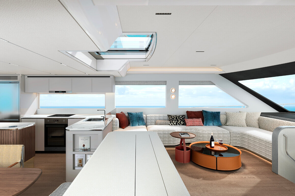 CL Yachts CLB65 SUV galley