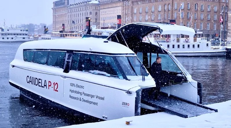 Candela P-12, 1st US electric hydrofoiling ferry