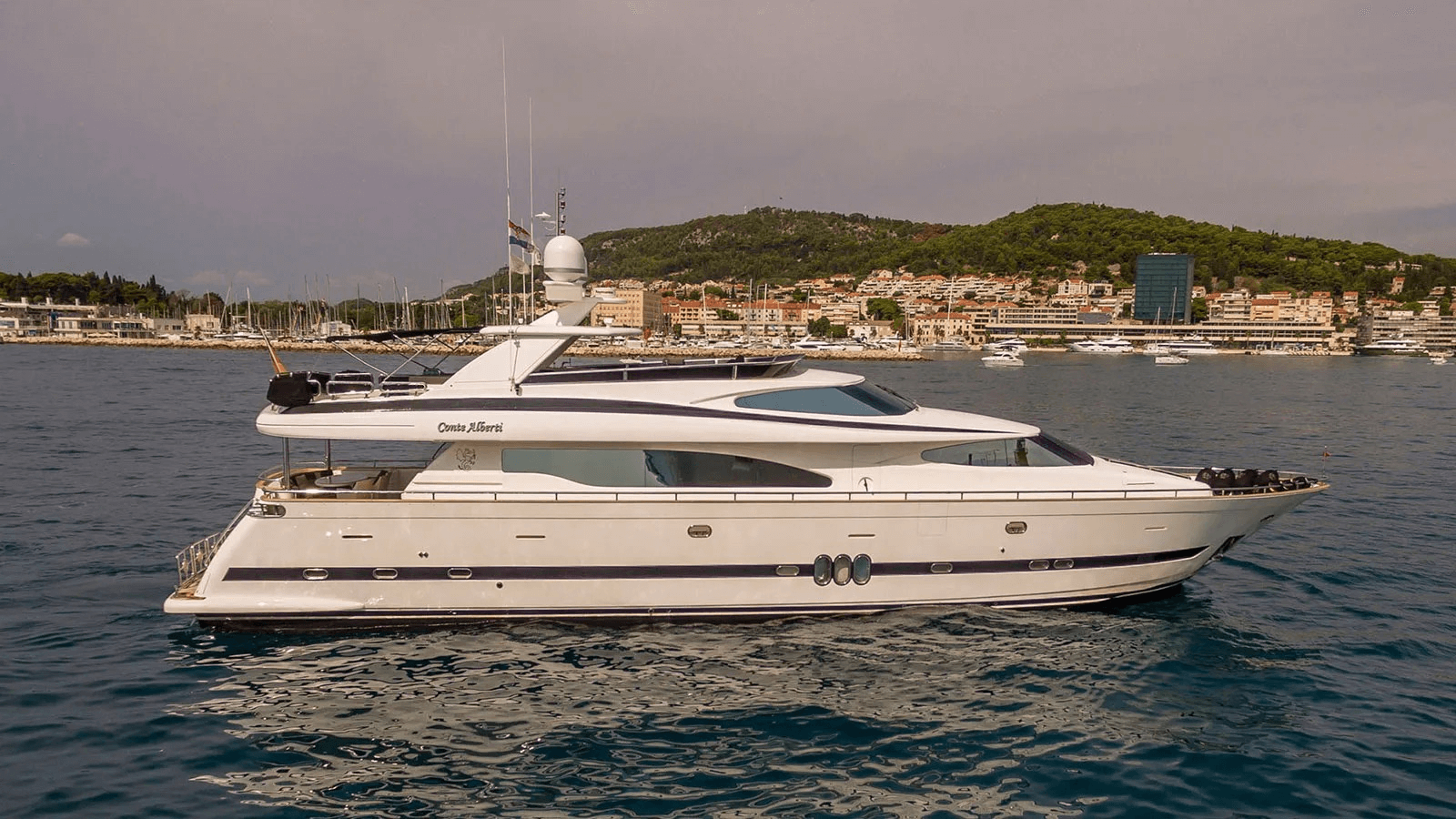 27m Charter Yacht Conte Alberti profile