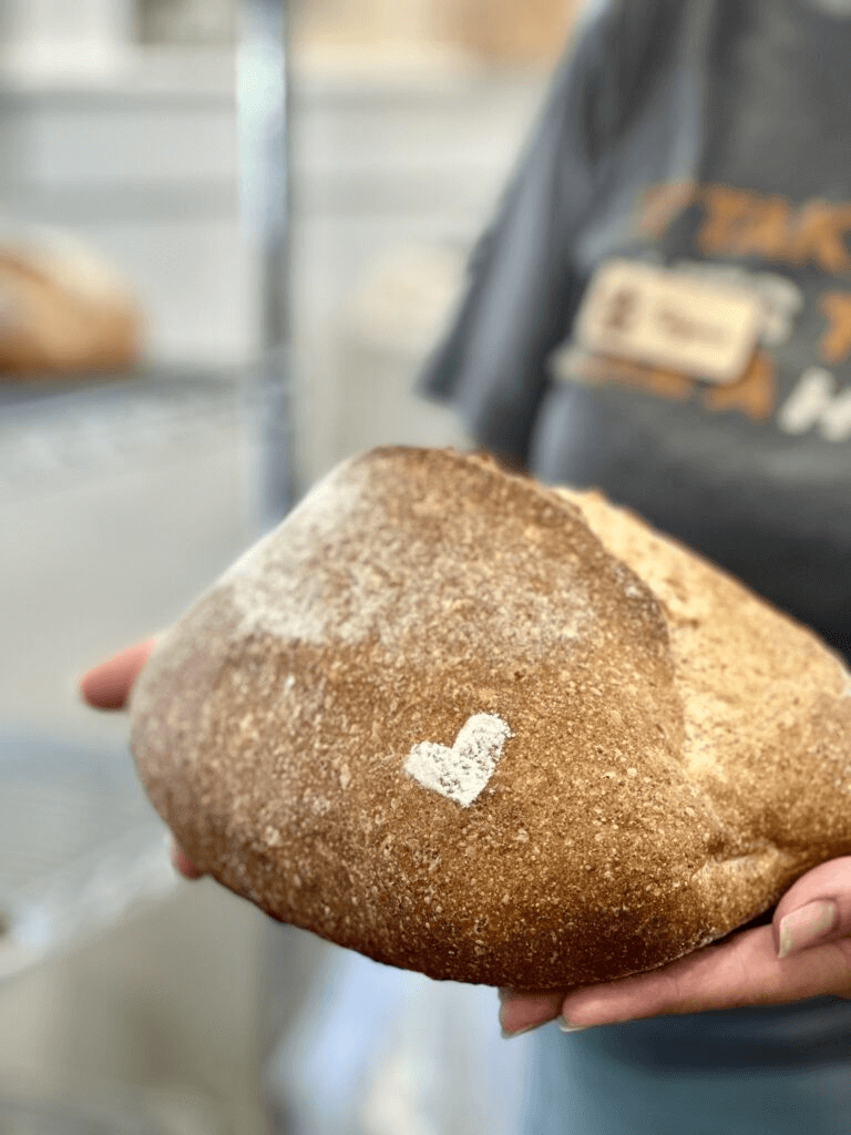 Chestertown, Maryland - A loaf of freshly-baked bread from MSAK.
