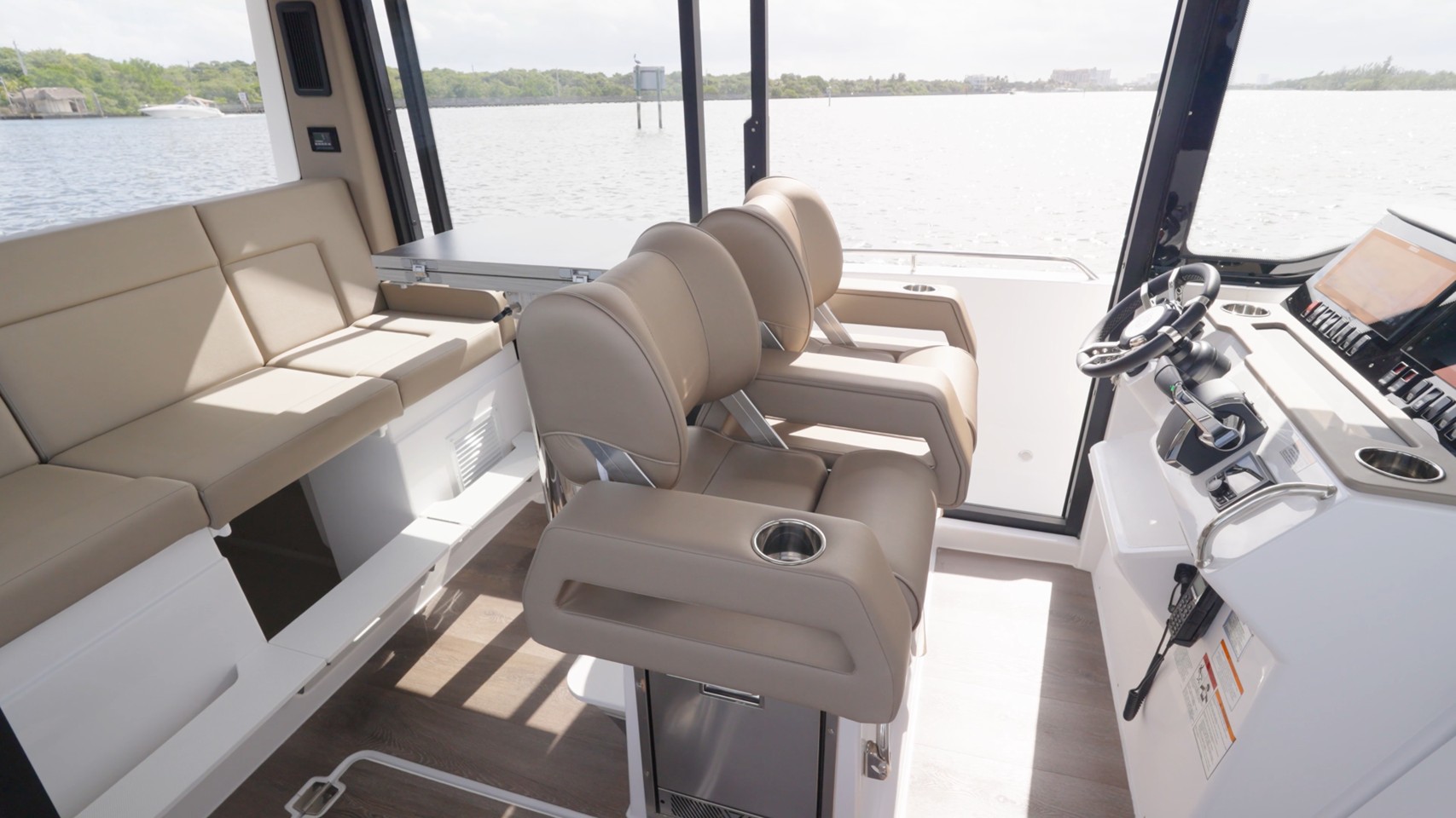 Cruisers 38 VTR EC cockpit area