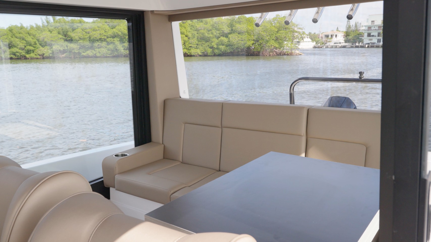 Cruisers 38 VTR EC enclosed cockpit area