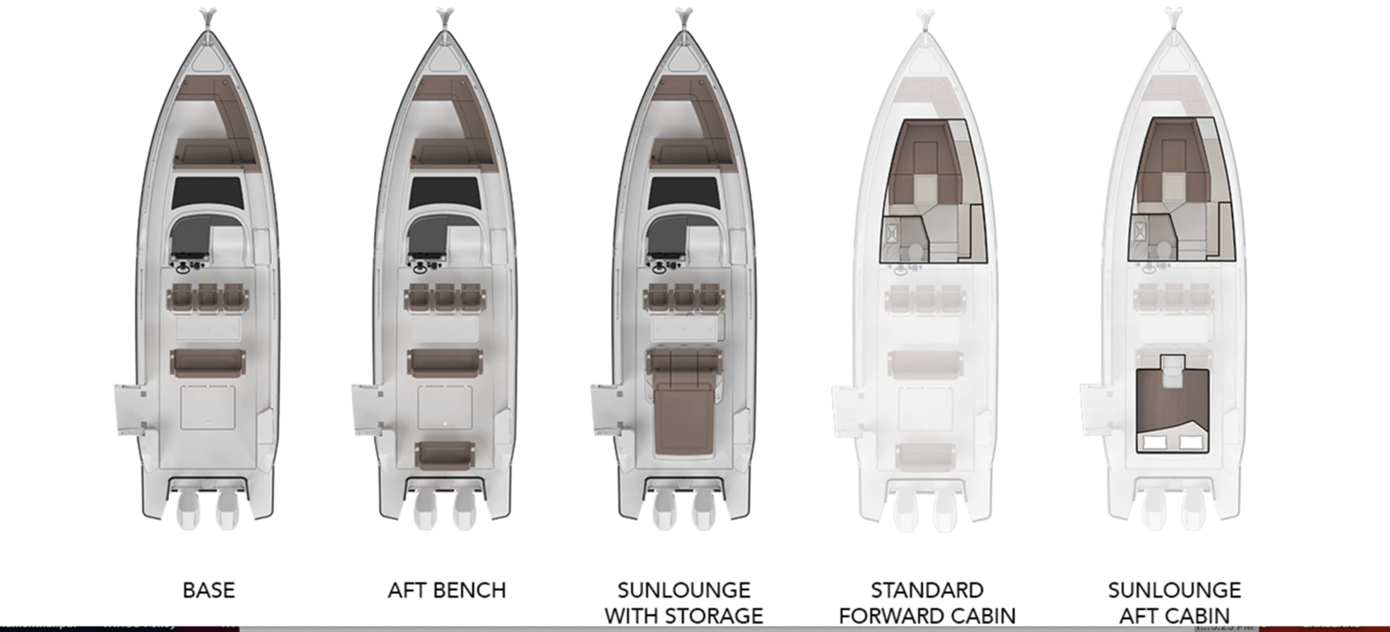 Cruisers 38 VTR layouts