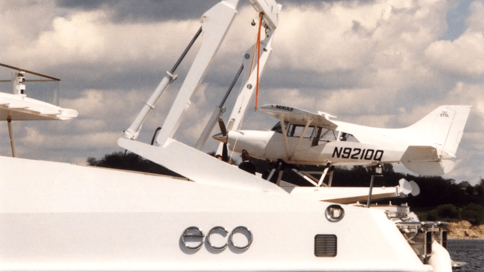 Eco was designed to carry a seaplane