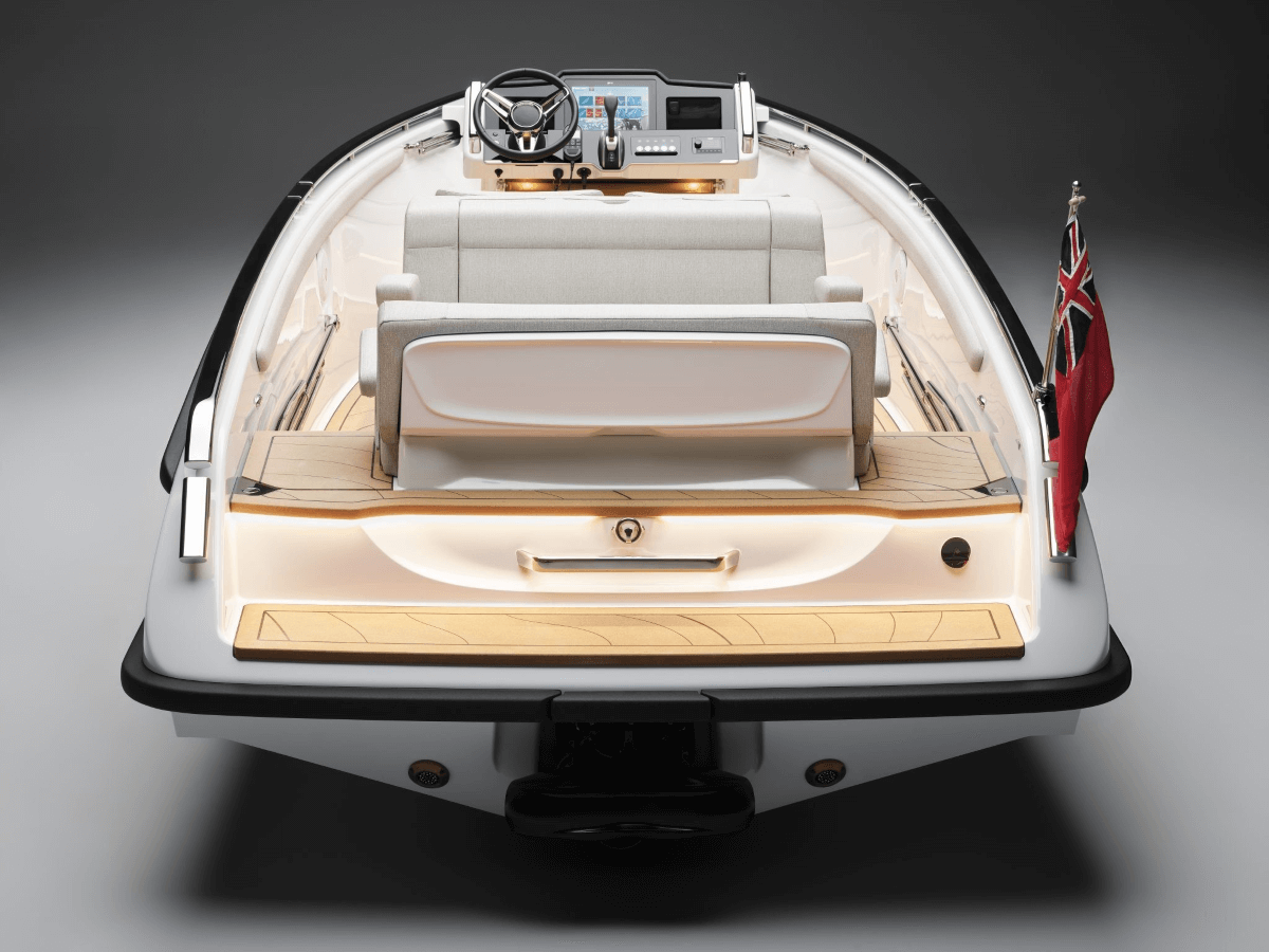 Evene superyacht tender, stern view