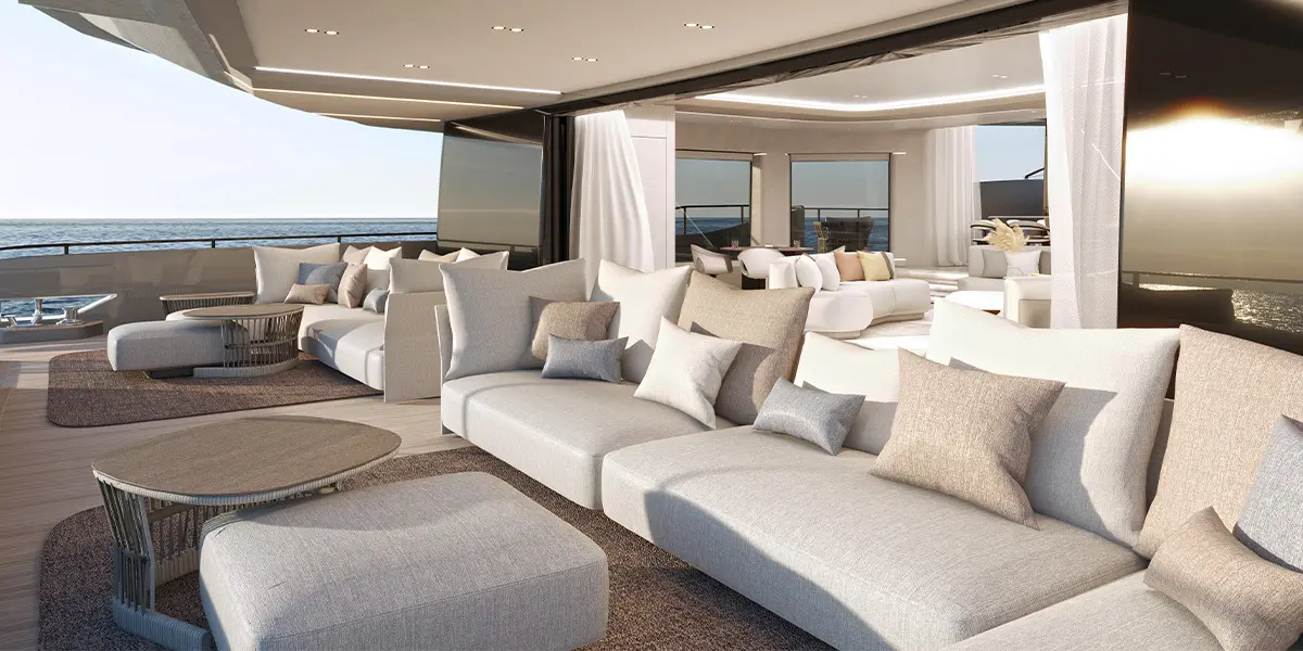 Extra Yachts X30 Villa seating