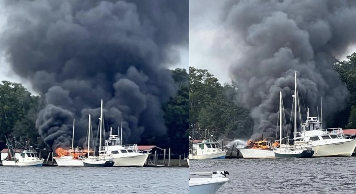Accidents of the week, Boat Fire, Grounding, USCG, Drowinings, Rescue Efforts