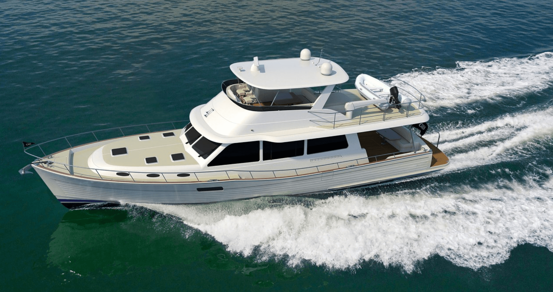 Grand Banks 62 running