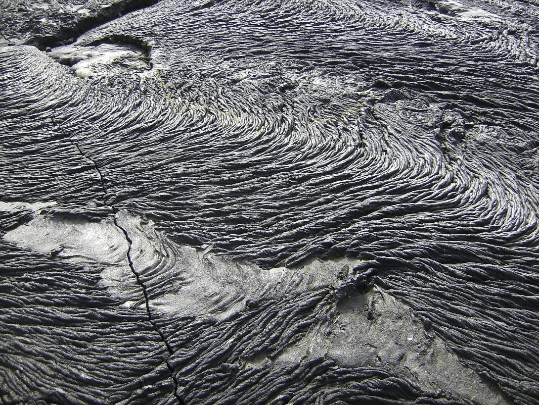 Lava flows still dominate parts of the ancient landscape