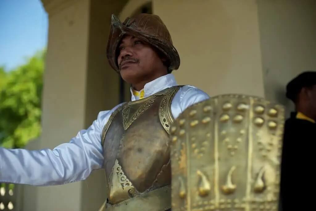 Guardian at the Ternate Palace in North Maluku