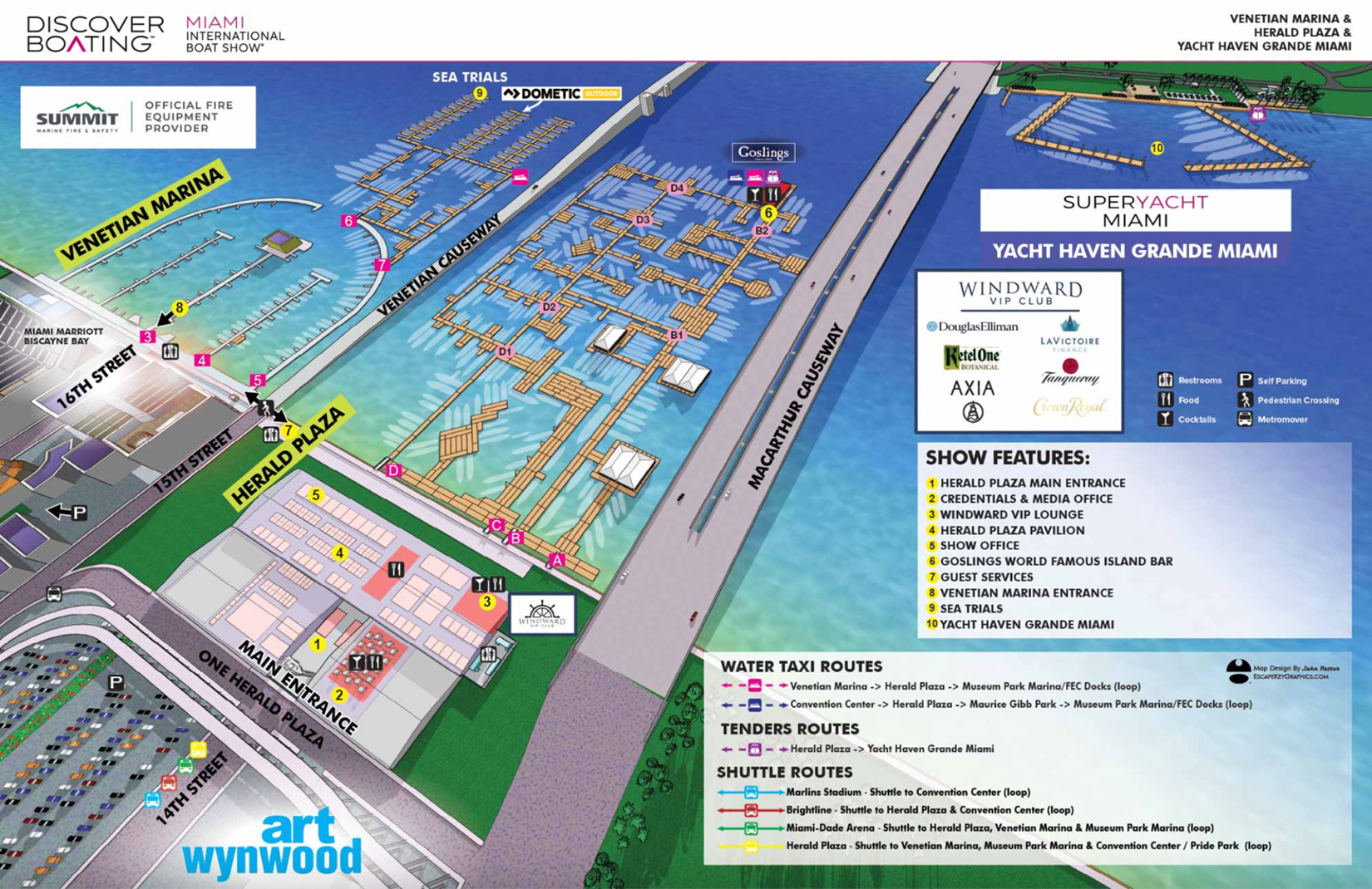 Guide to MIBS, Venetian Marina and Herald Plaza