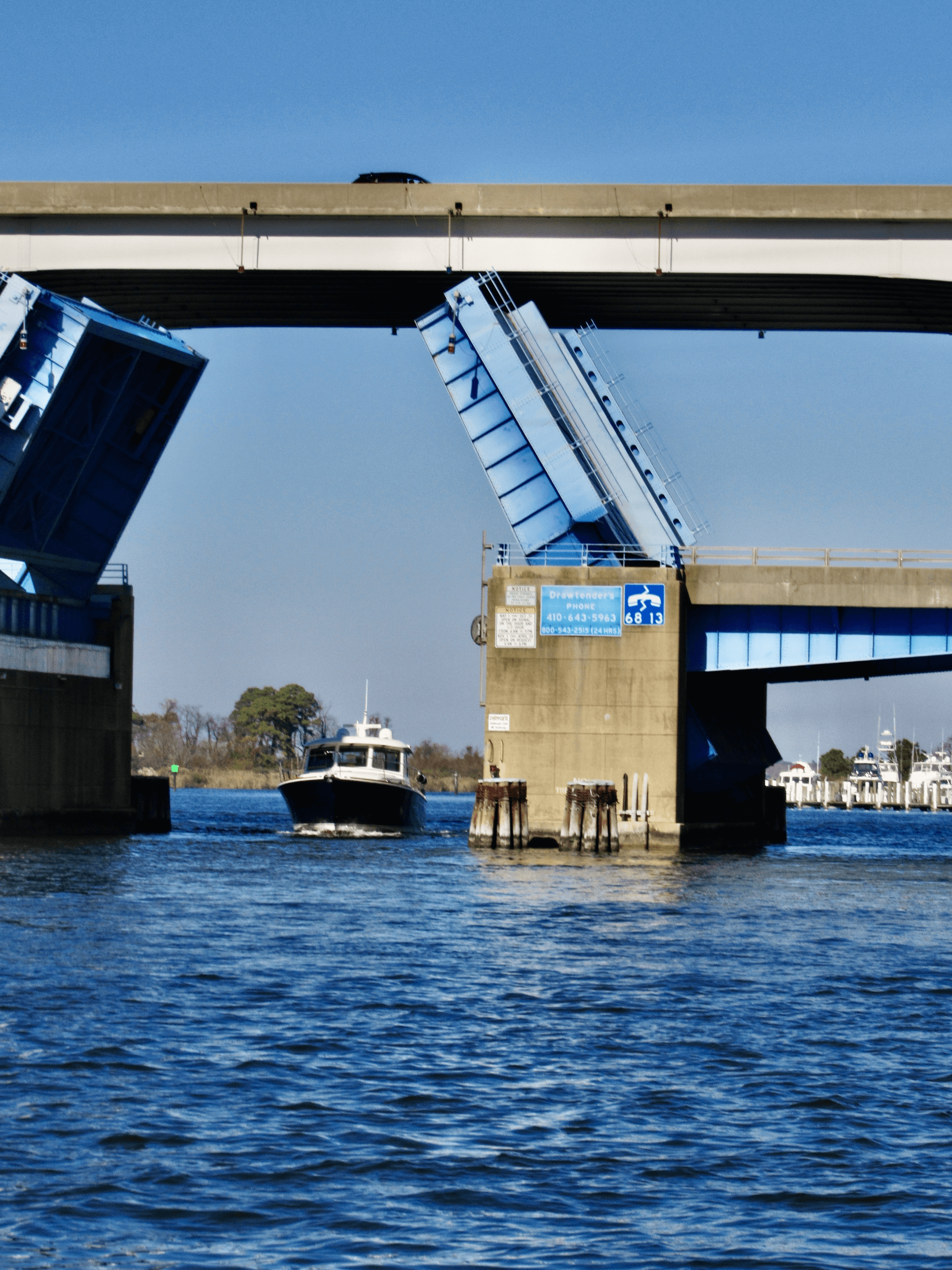 Kent Narrows, Maryland - The bascule bridge