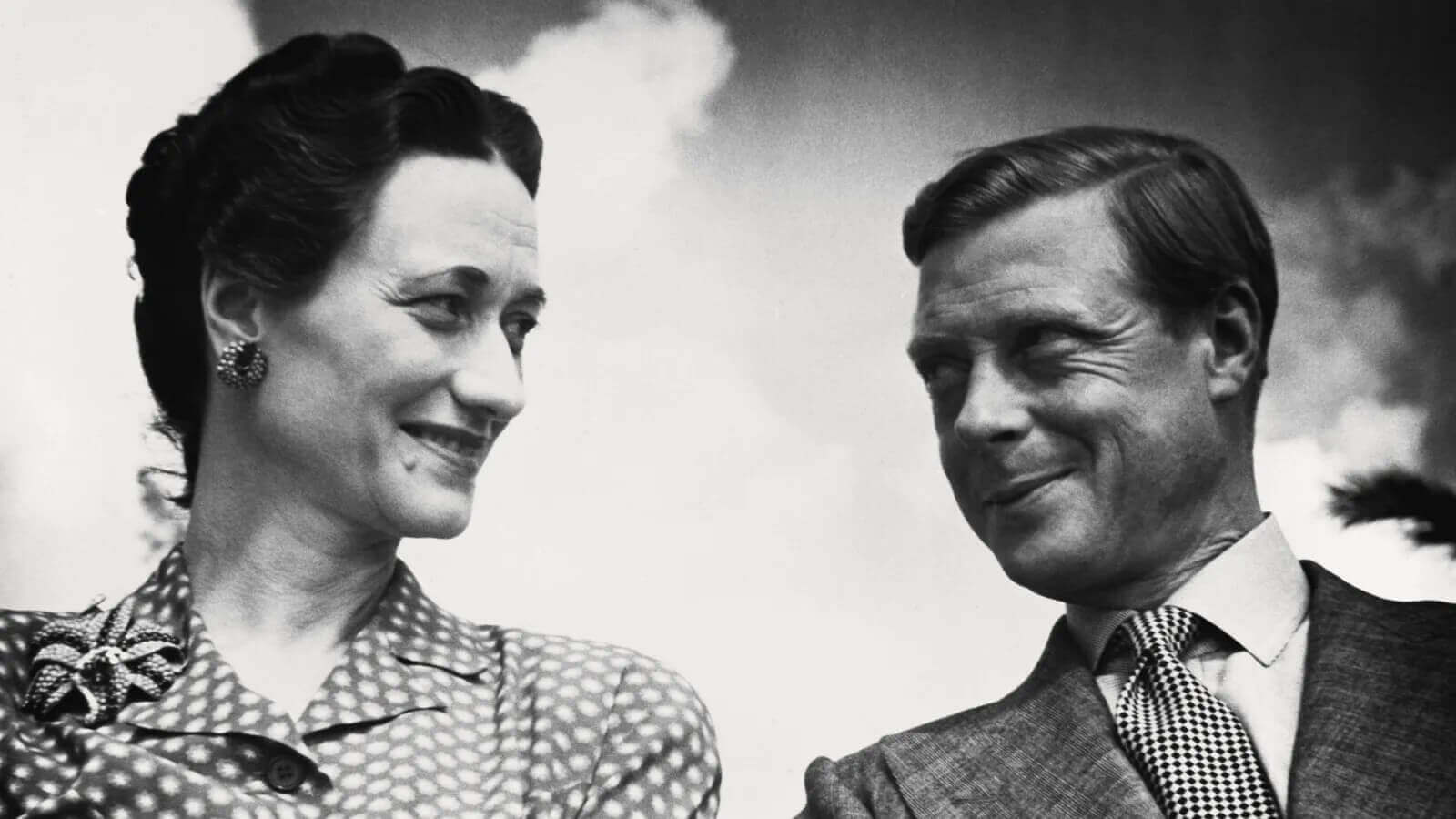 King Edward VIII and divorced American Wallis Simpson in love