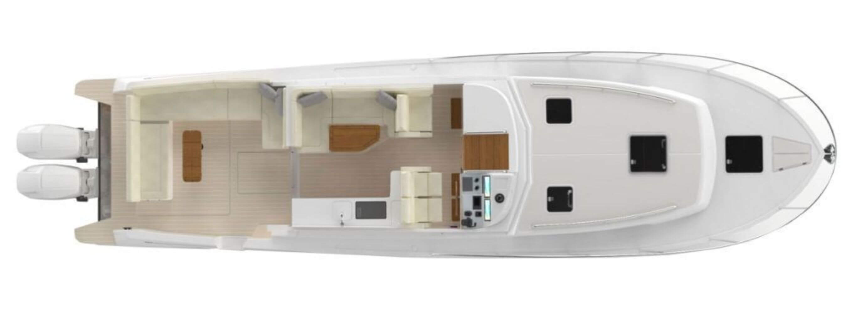MJM 42 outboard layout