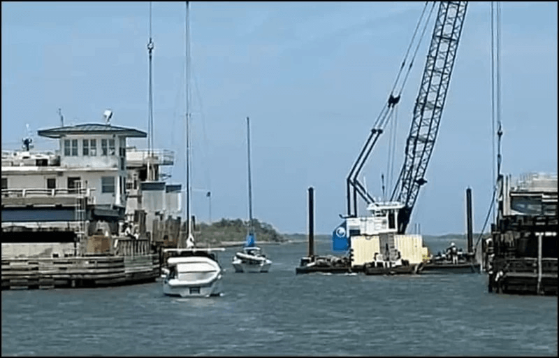 South on the ICW - MM 240.6 Onslow Swing Bridge Replacement