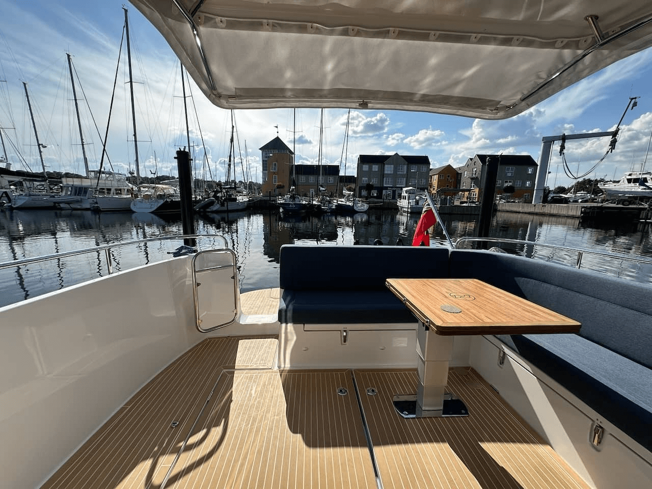 The first stop after crossing the Kattegat was Marselisborg, near Aarhus in Denmark