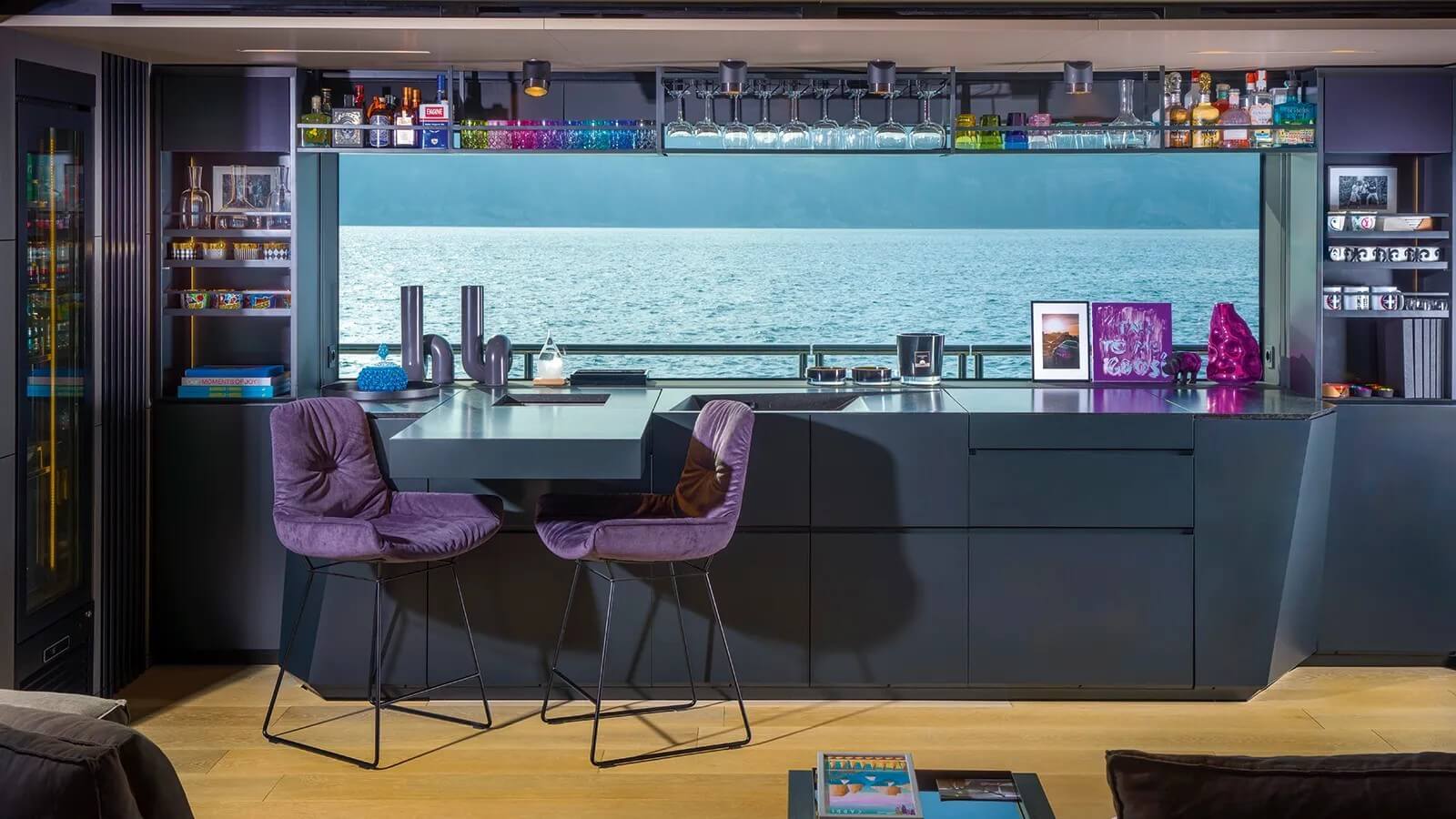 Maverick’s owners’ deck is set up like a home