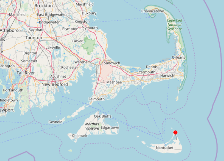 Nantucket map