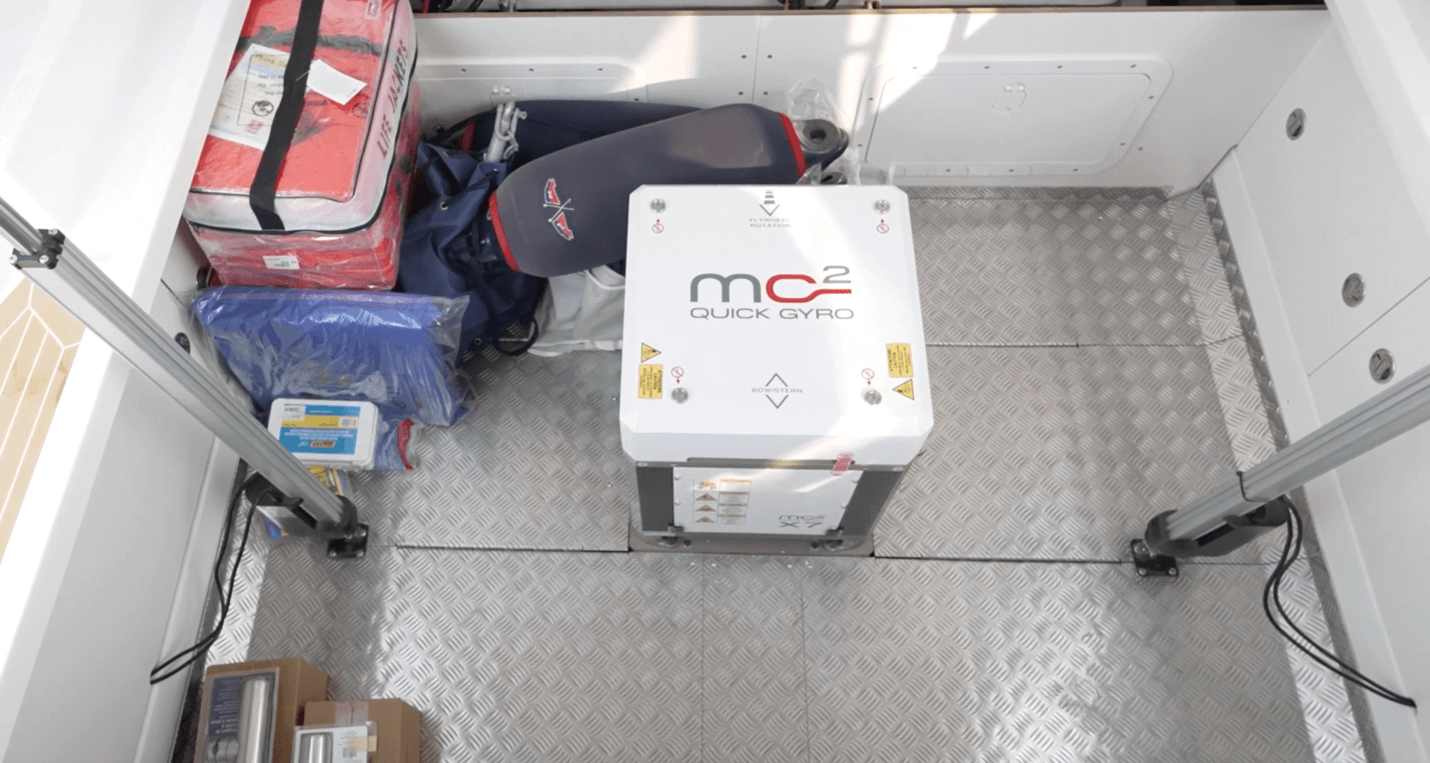 Nimbus W11 optional Quick MC2 gyro