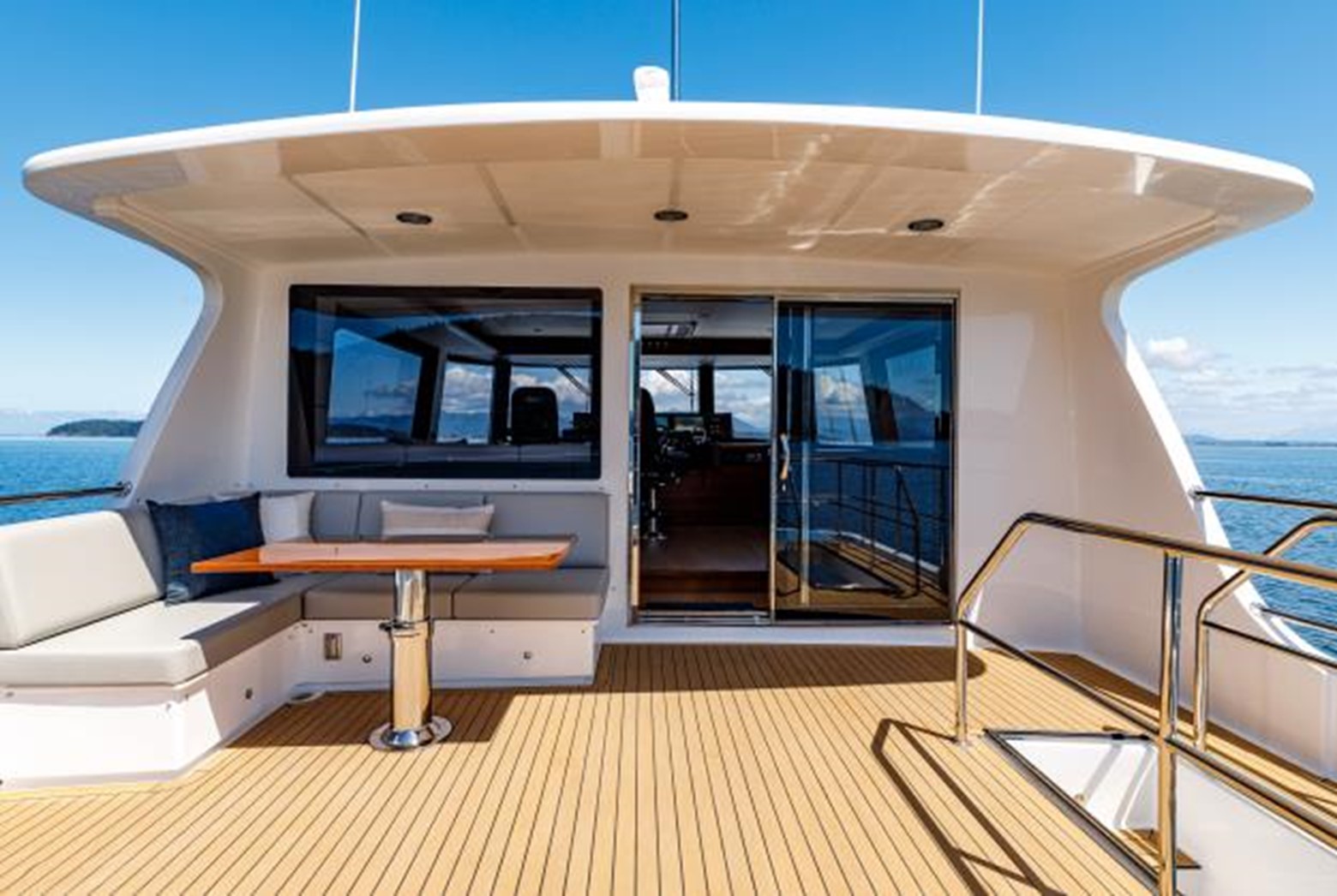 North Pacific 59' Pilothouse aft deck topside