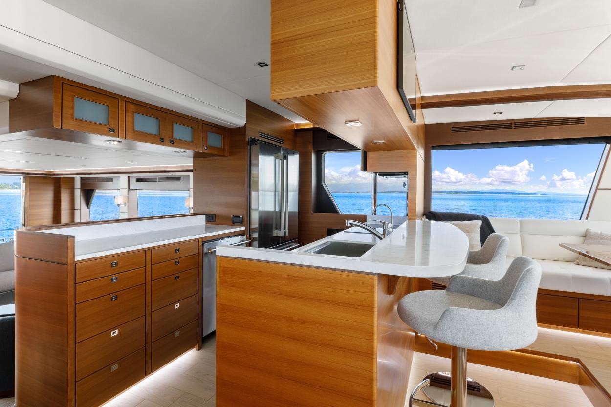 North Pacific 59' Pilothouse galley
