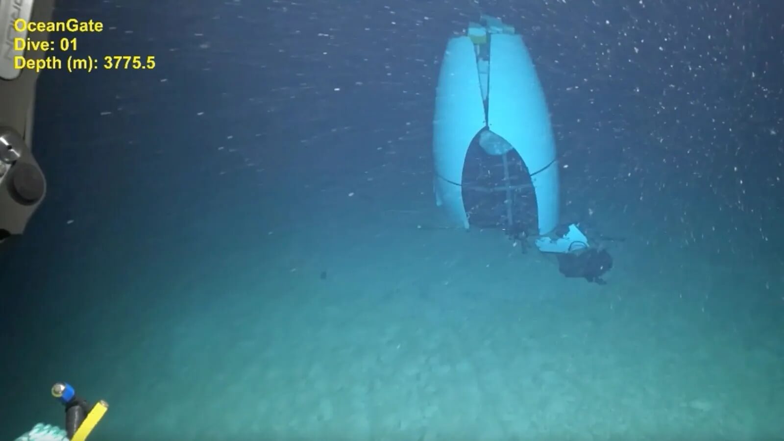 OceanGate at depth 3775.5 m