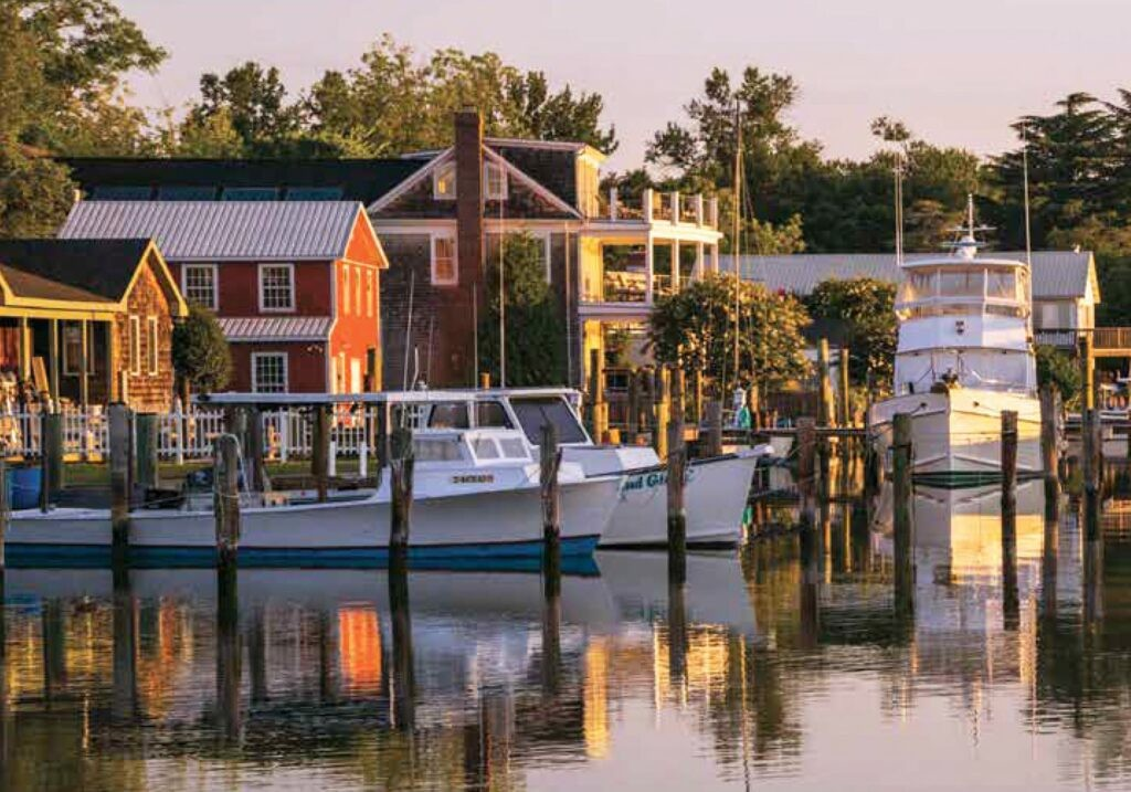 boats docked in Oxford, Maryland