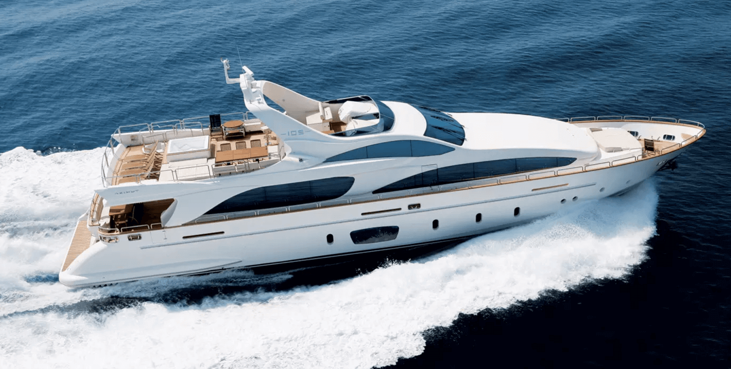 Azimut 105 in the early 1980s