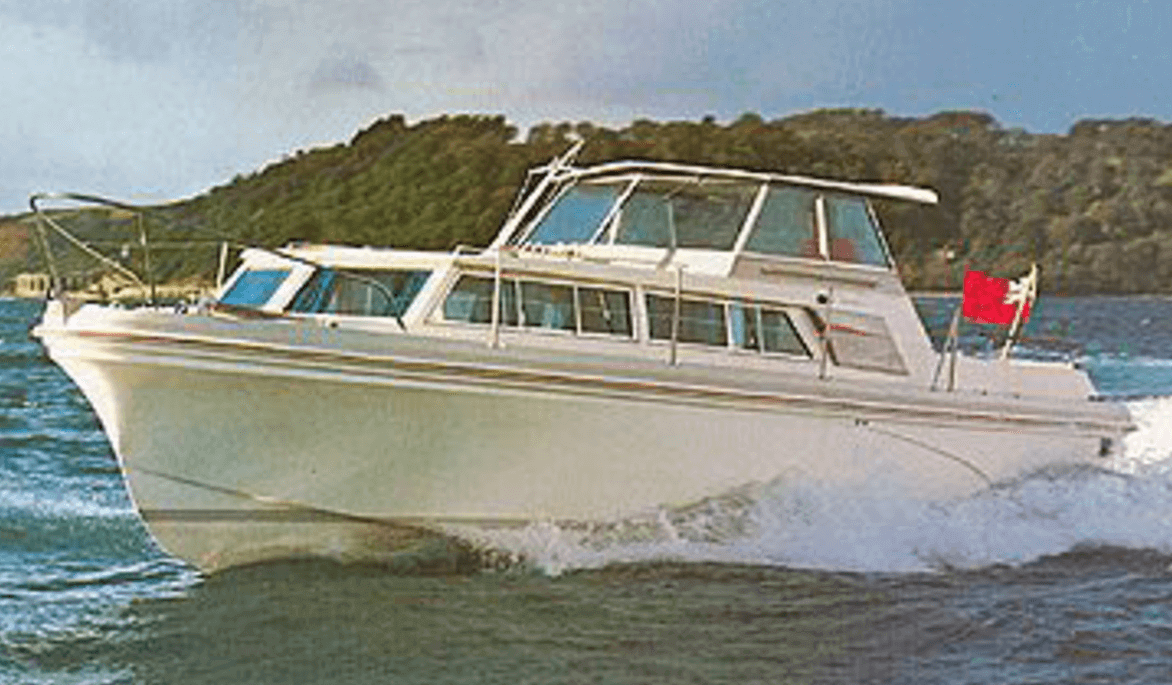 Princess brand boat in the 1970s