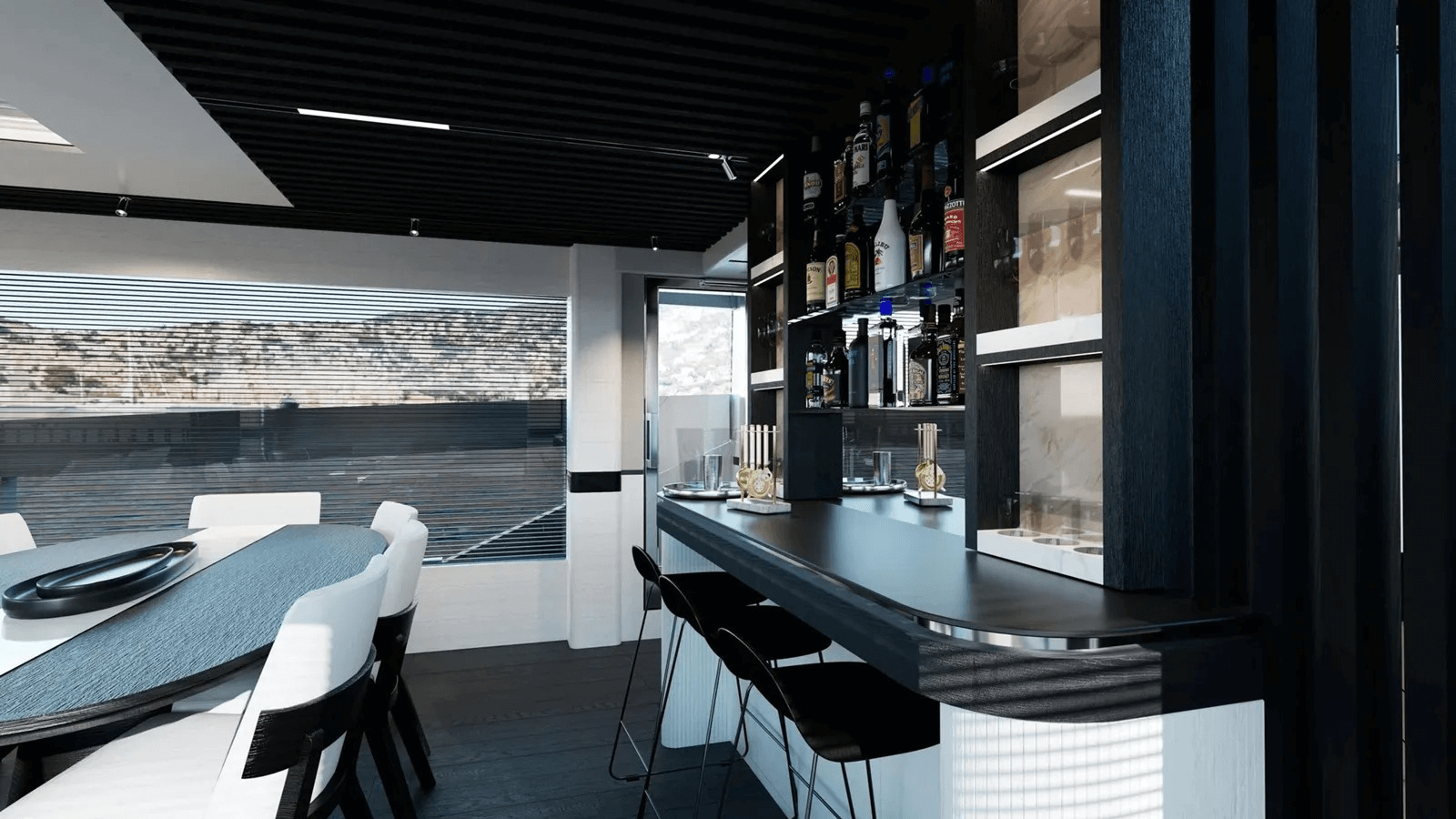 Pearl Yachts 25m bar