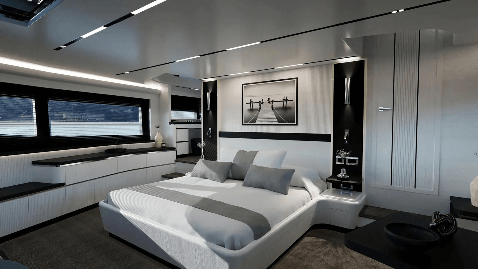 Pearl Yachts 25m master suite