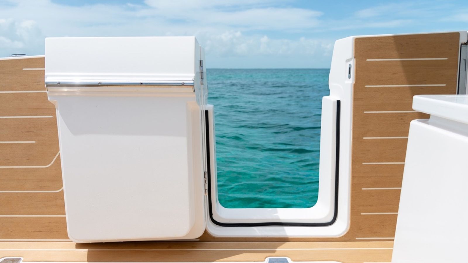 Regal LX43 starboard boarding door
