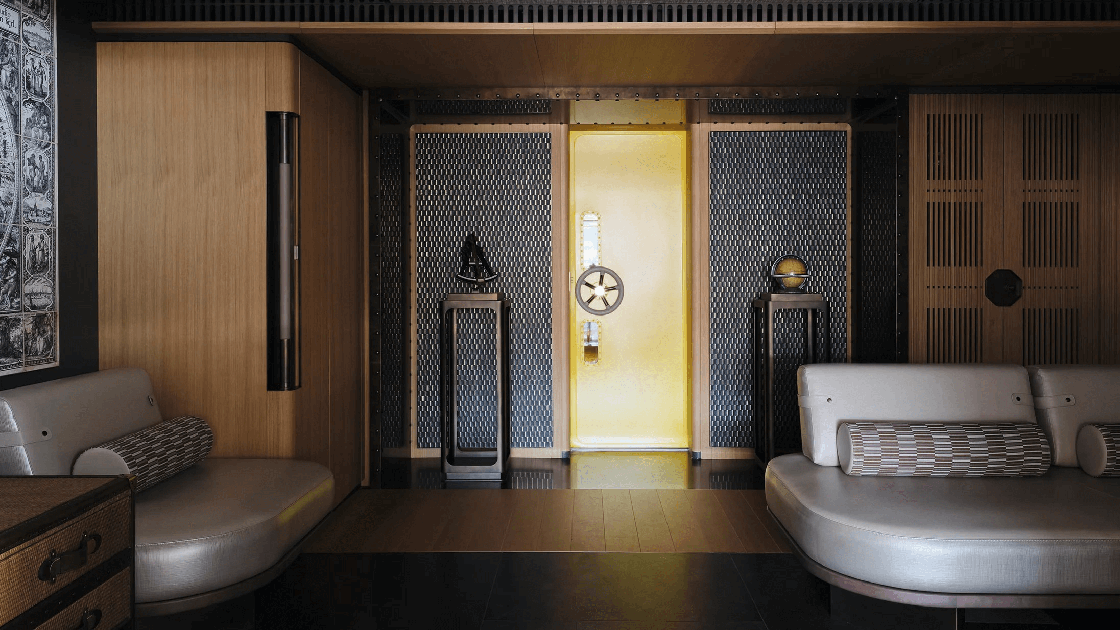 Rossinavi's 59m explorer yacht Akula mud room