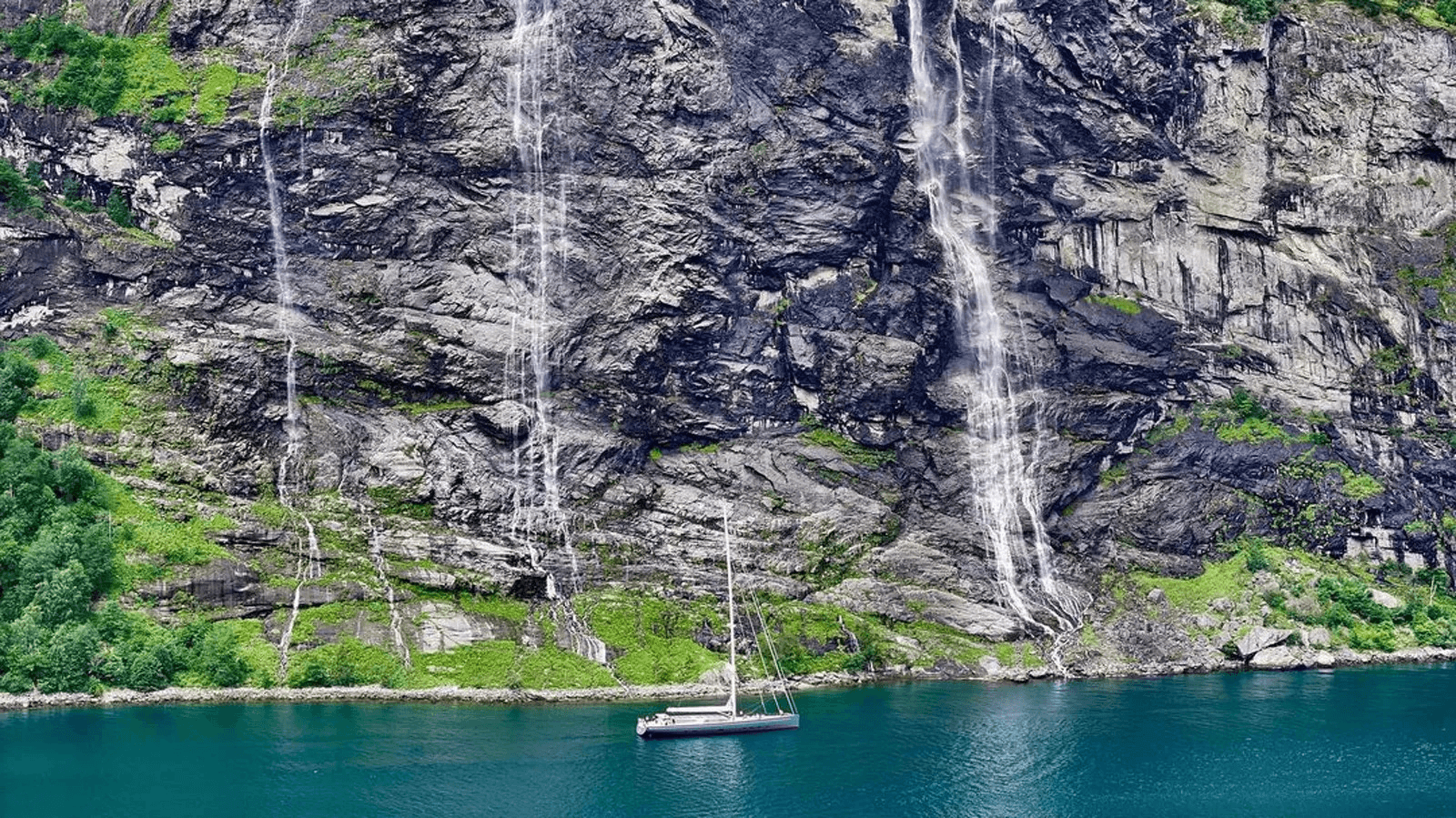 Superyacht Path in Norway
