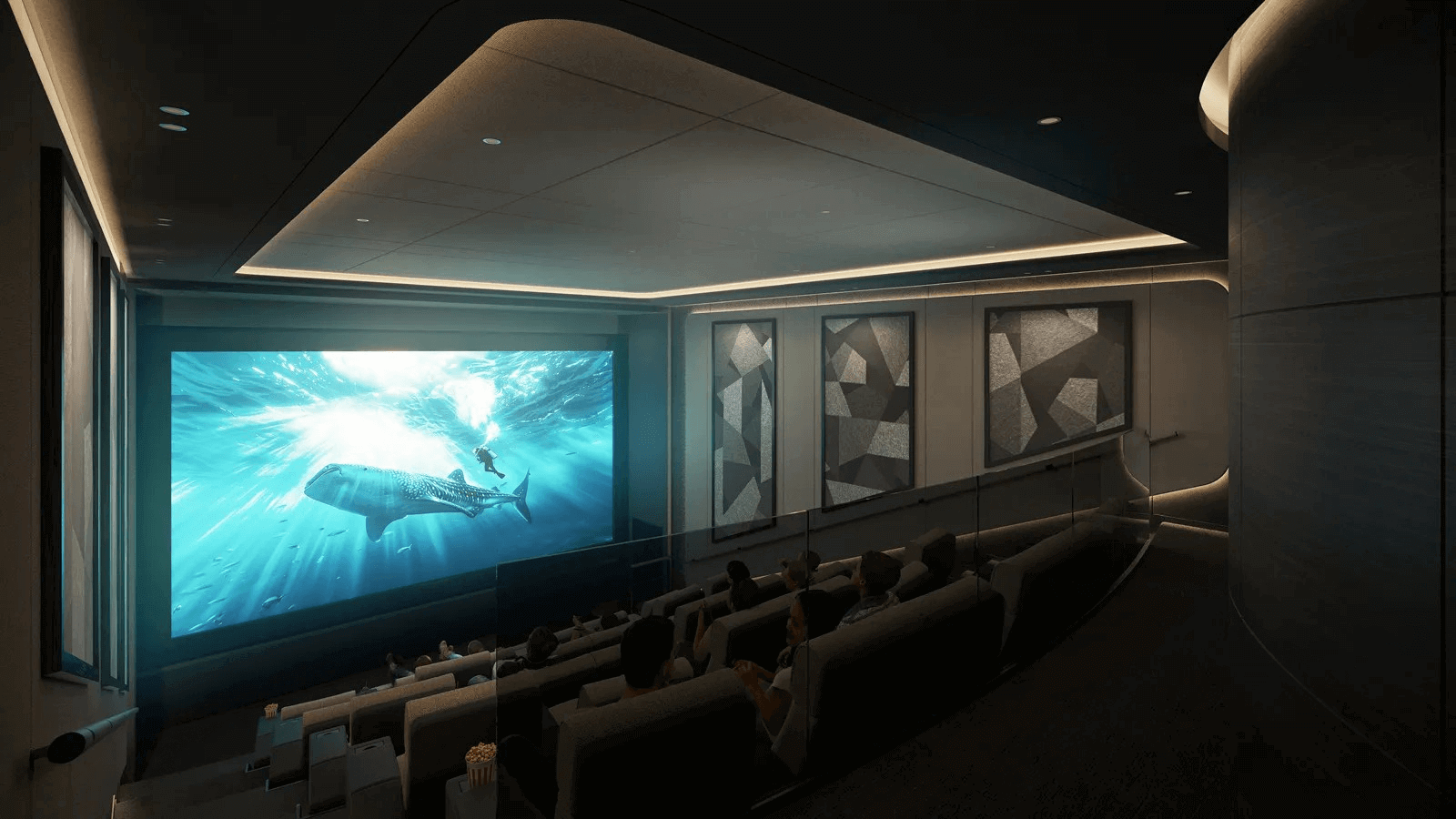 World's largest yacht - REV Ocean theater